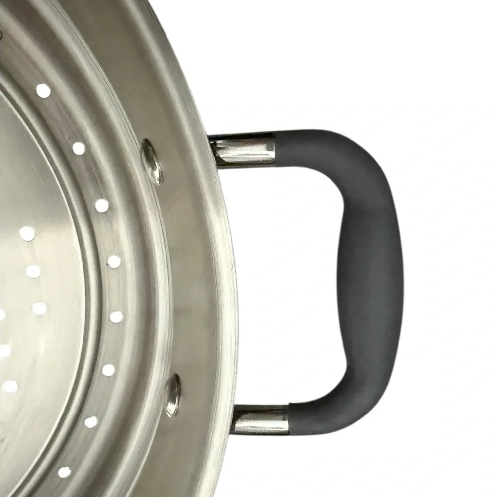 Pampered Chef 12” Stainless Steel Steamer Insert